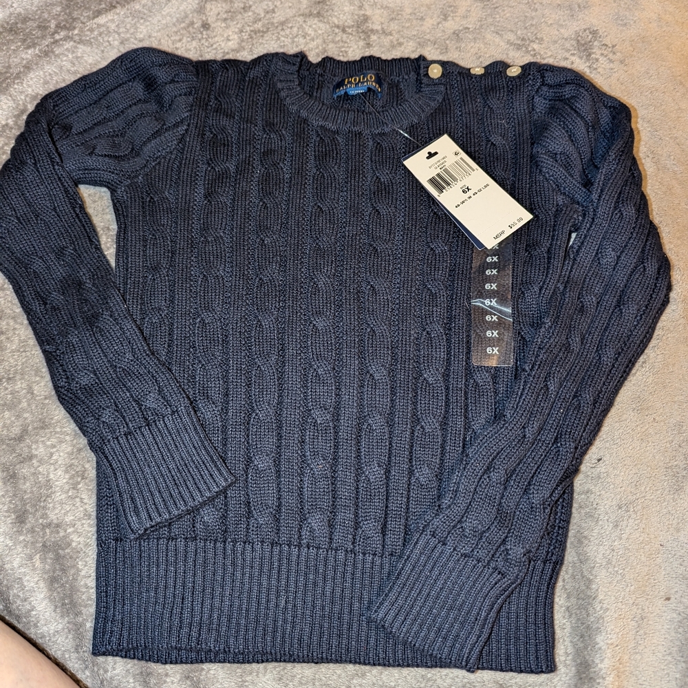 Girls 6x Ralph Lauren polo